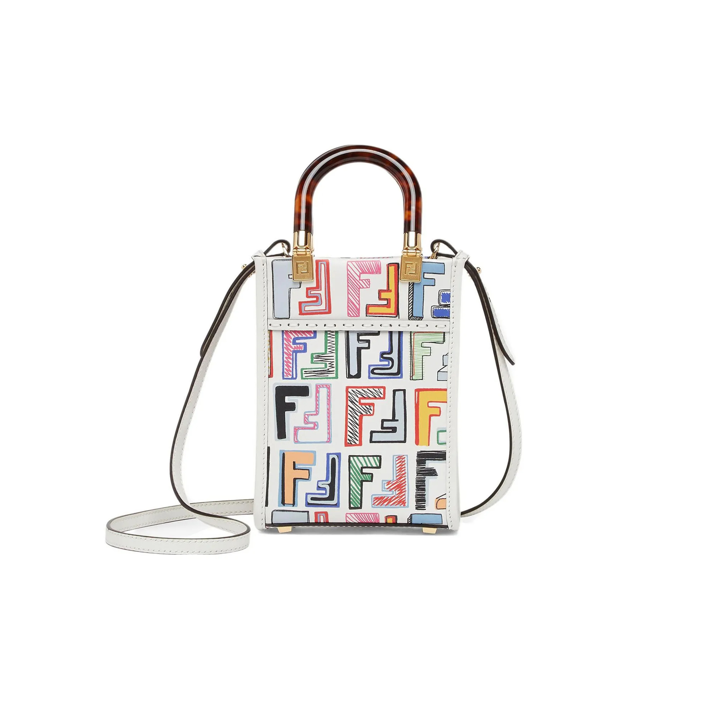 FENDI VERTIGO MINI SUNSHINE SHOPPER 8BS051APK6F1MZ0 (18*13*6.5cm)